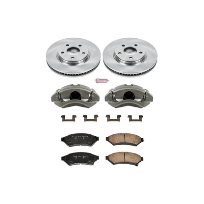 Power Stop Z17 Evolution Plus Stock Replacement Brake Kits with Calipers KCOE1588
