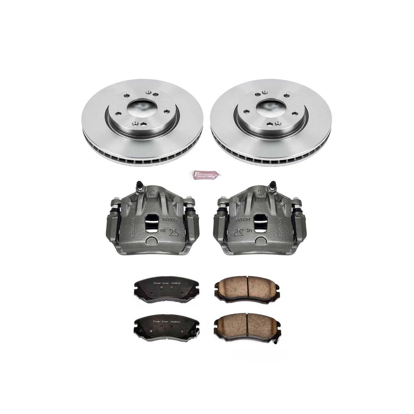 Power Stop Z17 Evolution Plus Stock Replacement Brake Kits with Calipers KCOE165C