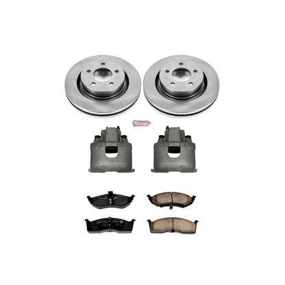 Power Stop Z17 Evolution Plus Stock Replacement Brake Kits with Calipers KCOE1700