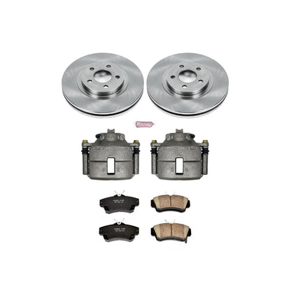Power Stop Z17 Evolution Plus Stock Replacement Brake Kits with Calipers KCOE1704A