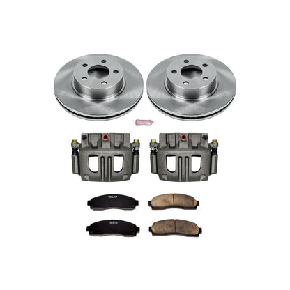 Power Stop Z17 Evolution Plus Stock Replacement Brake Kits with Calipers KCOE1923A