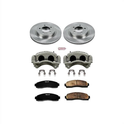 Power Stop Z17 Evolution Plus Stock Replacement Brake Kits with Calipers KCOE1931