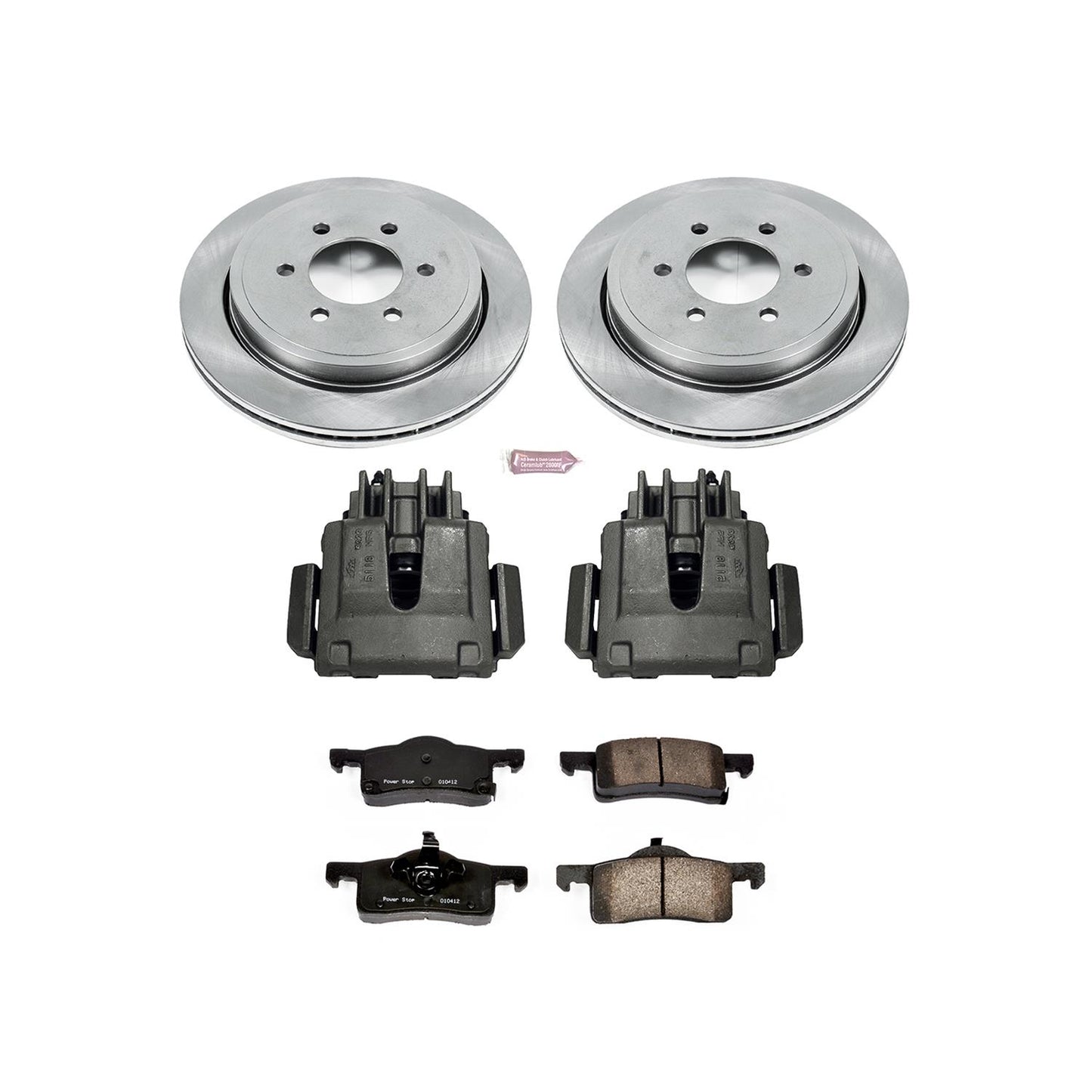 Power Stop Z17 Evolution Plus Stock Replacement Brake Kits with Calipers KCOE1935