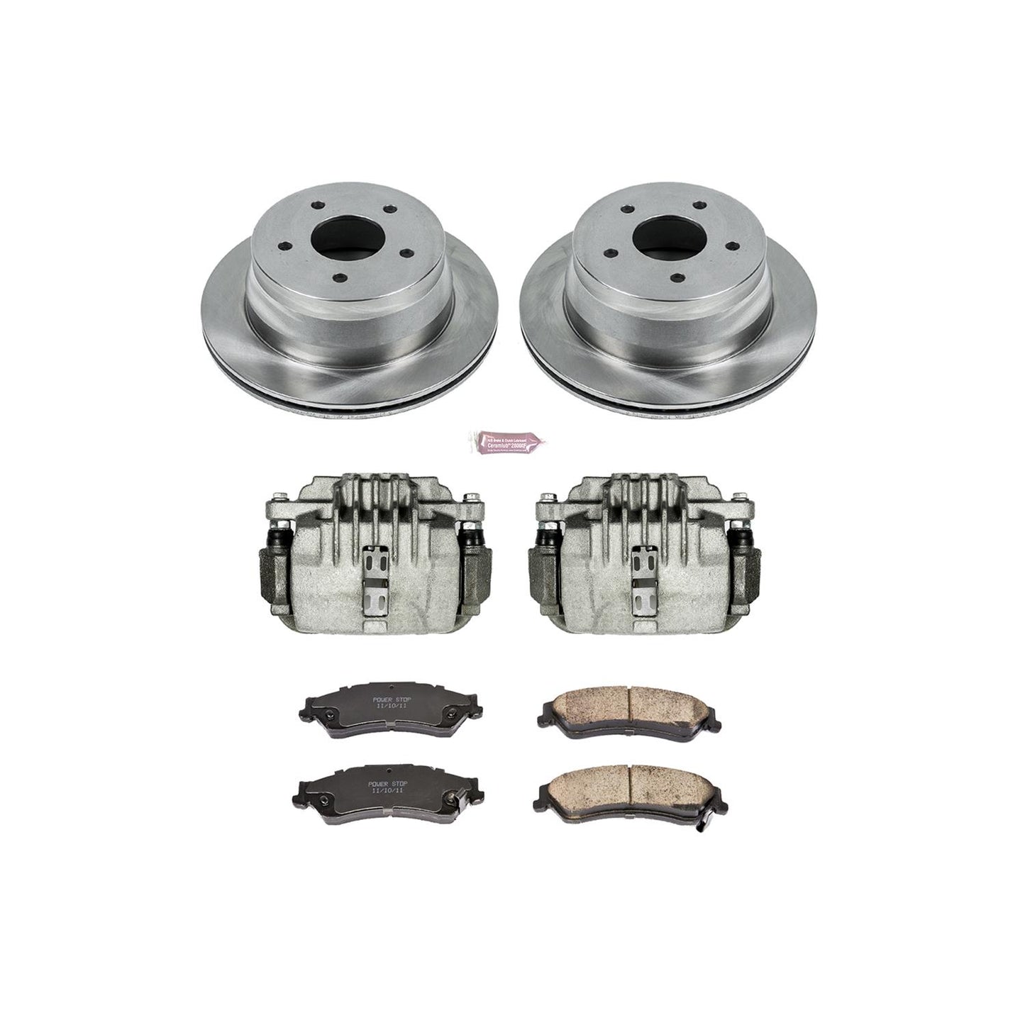 Power Stop Z17 Evolution Plus Stock Replacement Brake Kits with Calipers KCOE2003