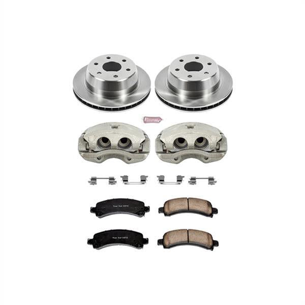Power Stop Z17 Evolution Plus Stock Replacement Brake Kits with Calipers KCOE2047