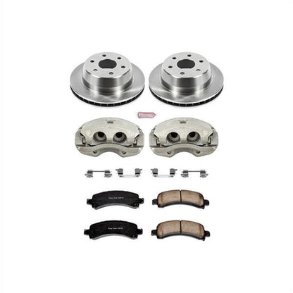 Power Stop Z17 Evolution Plus Stock Replacement Brake Kits with Calipers KCOE2047