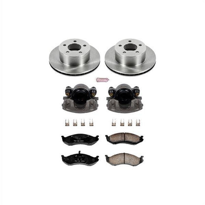 Power Stop Z17 Evolution Plus Stock Replacement Brake Kits with Calipers KCOE2119