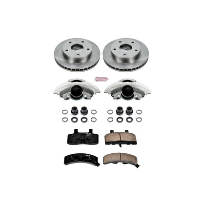 Power Stop Z17 Evolution Plus Stock Replacement Brake Kits with Calipers KCOE2126