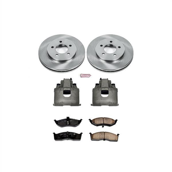 Power Stop Z17 Evolution Plus Stock Replacement Brake Kits with Calipers KCOE2140