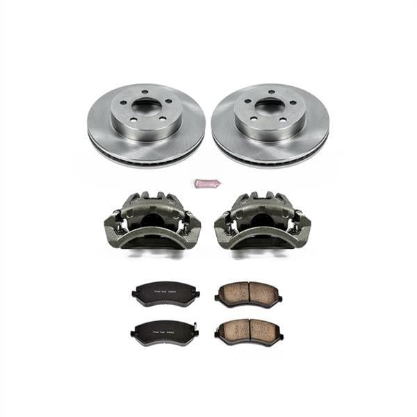 Power Stop Z17 Evolution Plus Stock Replacement Brake Kits with Calipers KCOE2160
