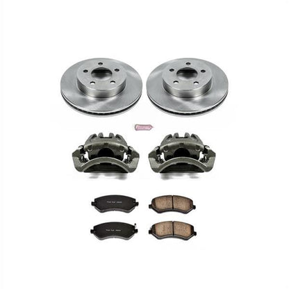 Power Stop Z17 Evolution Plus Stock Replacement Brake Kits with Calipers KCOE2160