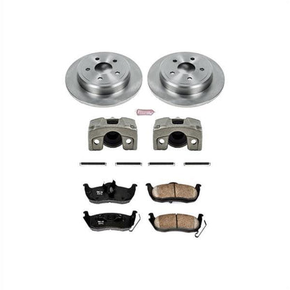 Power Stop Z17 Evolution Plus Stock Replacement Brake Kits with Calipers KCOE2221