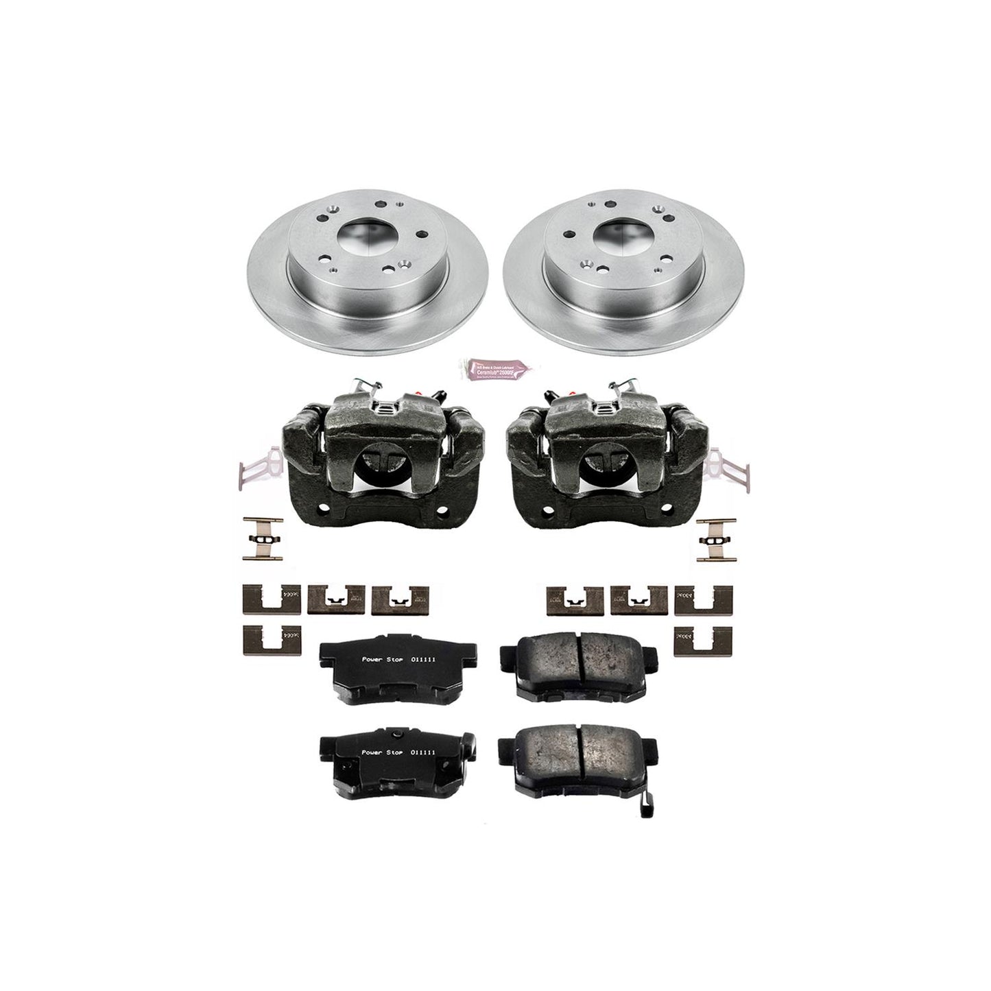 Power Stop Z17 Evolution Plus Stock Replacement Brake Kits with Calipers KCOE2270