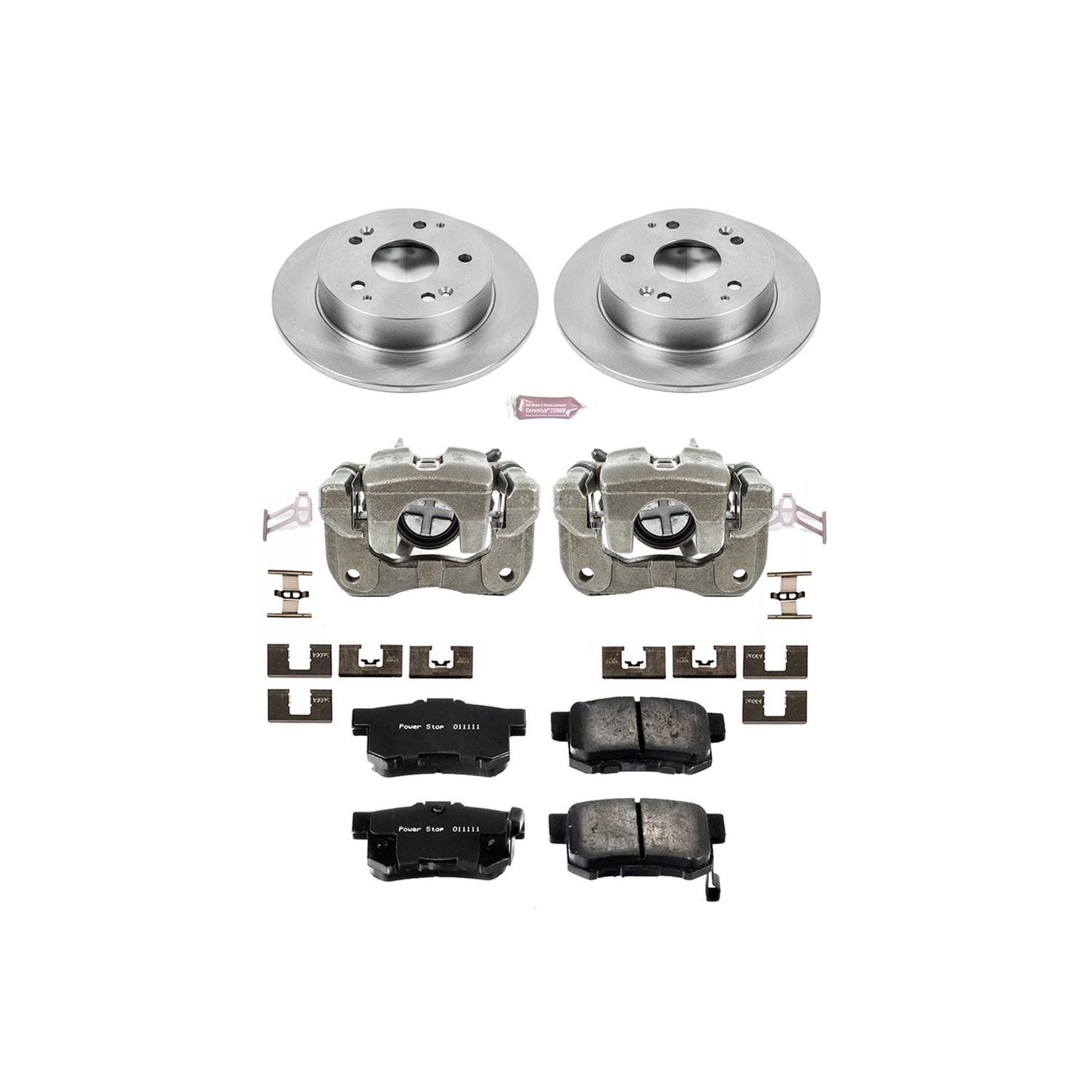 Power Stop Z17 Evolution Plus Stock Replacement Brake Kits with Calipers KCOE2270A