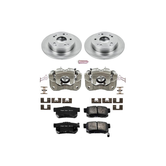 Power Stop Z17 Evolution Plus Stock Replacement Brake Kits with Calipers KCOE2270A