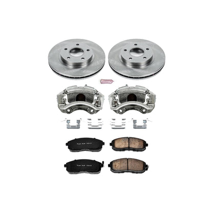 Power Stop Z17 Evolution Plus Stock Replacement Brake Kits with Calipers KCOE2280
