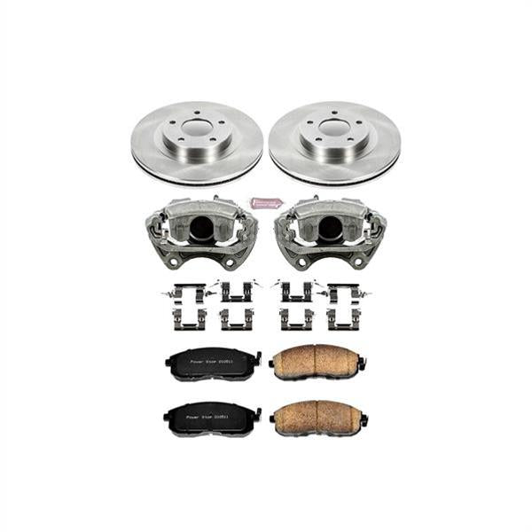 Power Stop Z17 Evolution Plus Stock Replacement Brake Kits with Calipers KCOE2282
