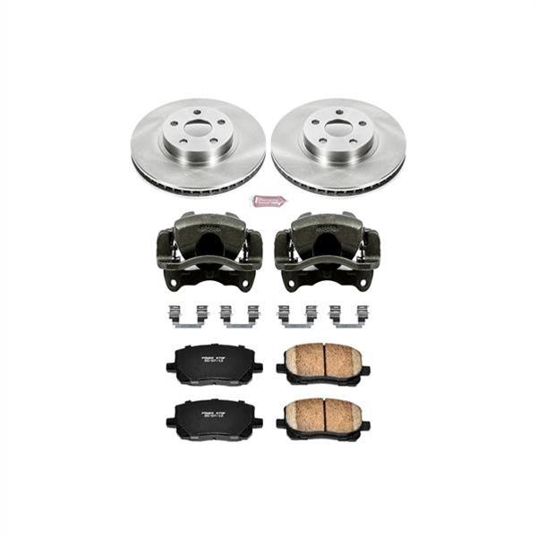 Power Stop Z17 Evolution Plus Stock Replacement Brake Kits with Calipers KCOE2316