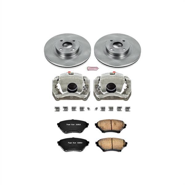 Power Stop Z17 Evolution Plus Stock Replacement Brake Kits with Calipers KCOE2353