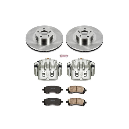 Power Stop Z17 Evolution Plus Stock Replacement Brake Kits with Calipers KCOE2369