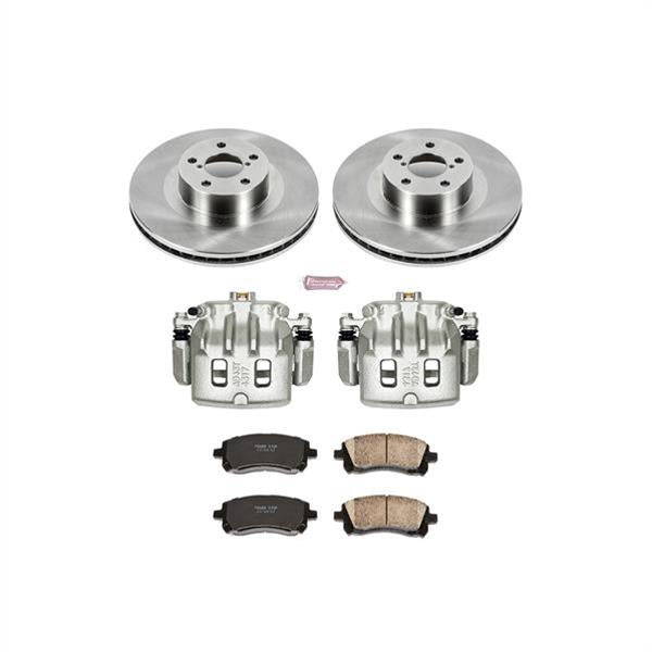 Power Stop Z17 Evolution Plus Stock Replacement Brake Kits with Calipers KCOE2369
