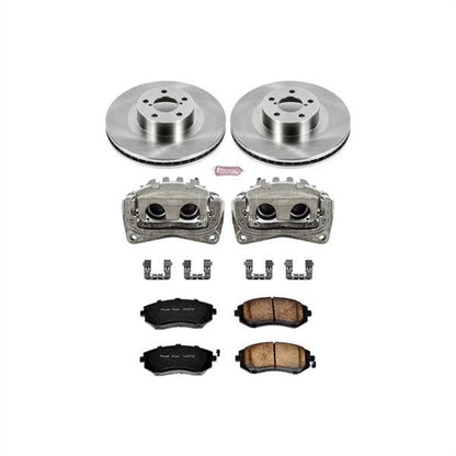 Power Stop Z17 Evolution Plus Stock Replacement Brake Kits with Calipers KCOE2373