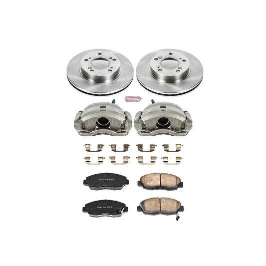 Power Stop Z17 Evolution Plus Stock Replacement Brake Kits with Calipers KCOE2384A