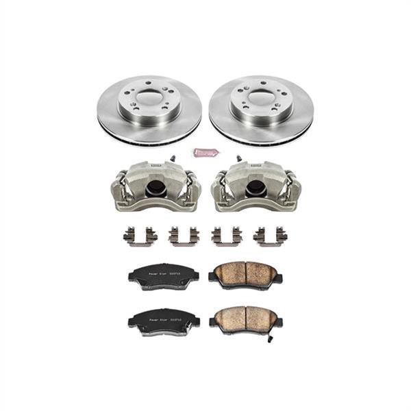 Power Stop Z17 Evolution Plus Stock Replacement Brake Kits with Calipers KCOE2386