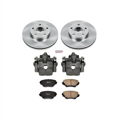 Power Stop Z17 Evolution Plus Stock Replacement Brake Kits with Calipers KCOE2419