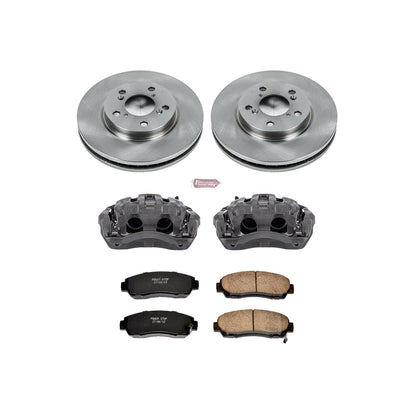 Power Stop Z17 Evolution Plus Stock Replacement Brake Kits with Calipers KCOE2435