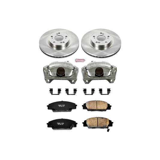 Power Stop Z17 Evolution Plus Stock Replacement Brake Kits with Calipers KCOE2439