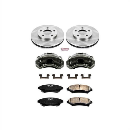Power Stop Z17 Evolution Plus Stock Replacement Brake Kits with Calipers KCOE2553