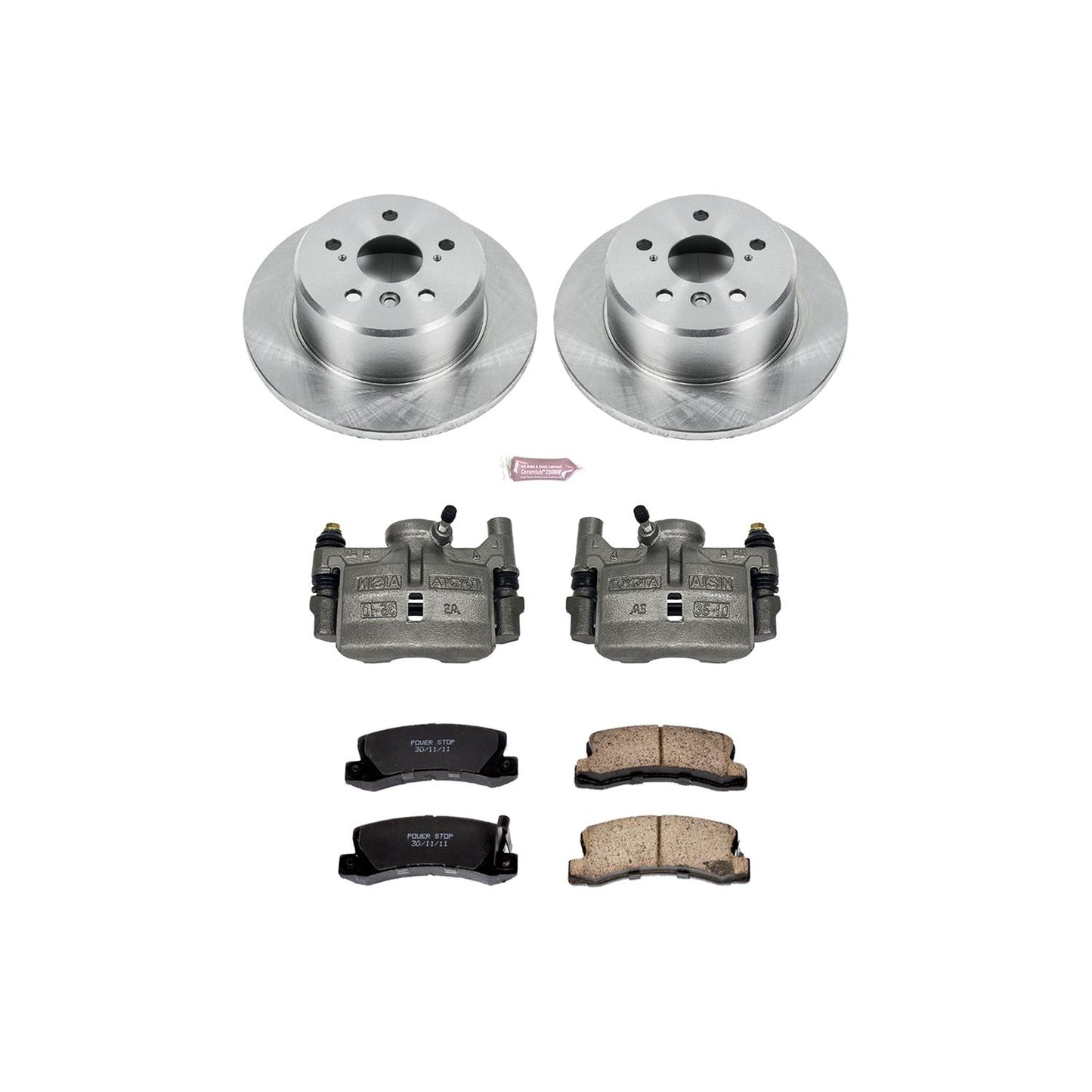Power Stop Z17 Evolution Plus Stock Replacement Brake Kits with Calipers KCOE2564