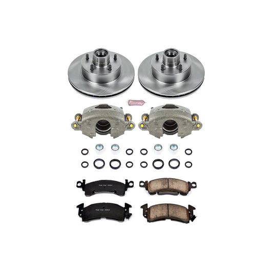 Power Stop Z17 Evolution Plus Stock Replacement Brake Kits with Calipers KCOE2580