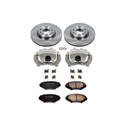 Power Stop Z17 Evolution Plus Stock Replacement Brake Kits with Calipers KCOE2964