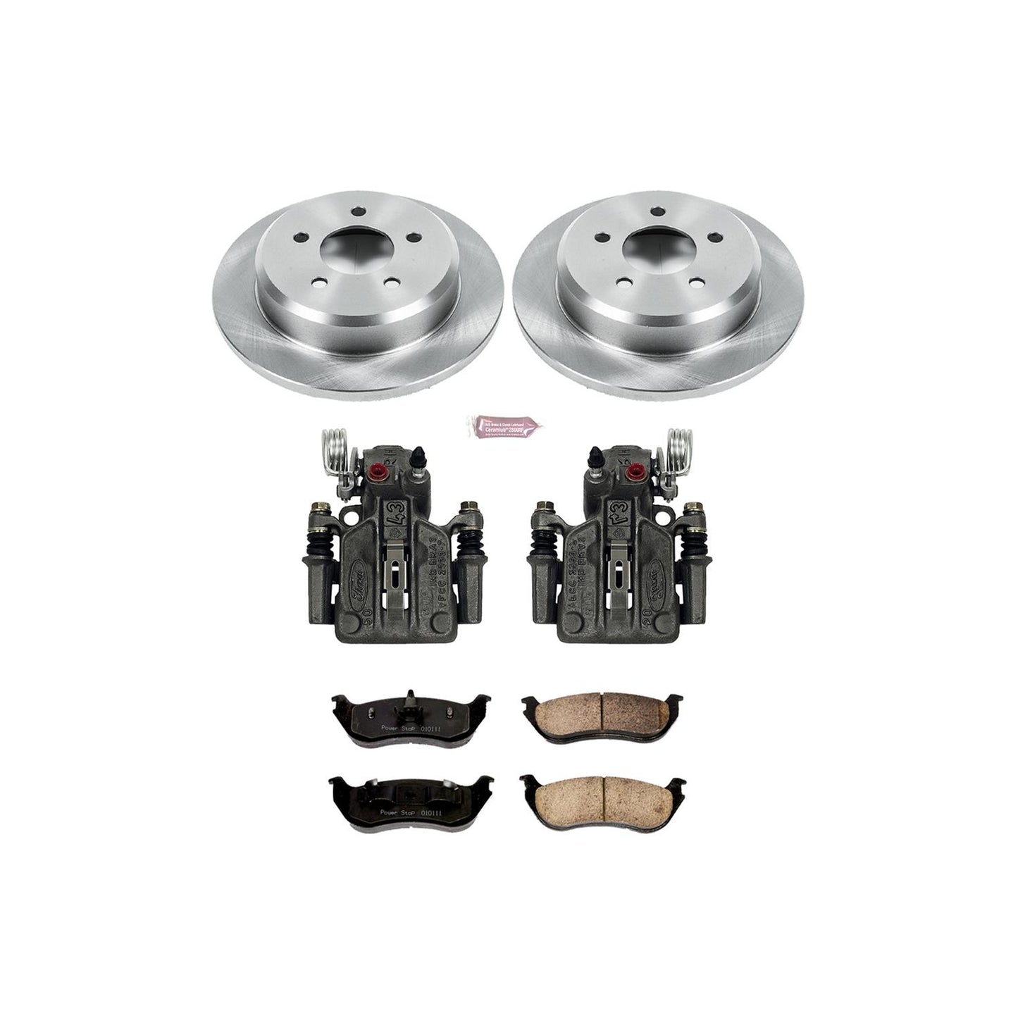 Power Stop Z17 Evolution Plus Stock Replacement Brake Kits with Calipers KCOE2984
