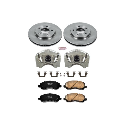 Power Stop Z17 Evolution Plus Stock Replacement Brake Kits with Calipers KCOE2992
