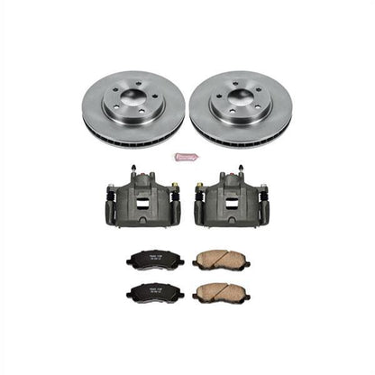 Power Stop Z17 Evolution Plus Stock Replacement Brake Kits with Calipers KCOE2992A