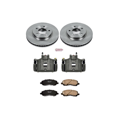 Power Stop Z17 Evolution Plus Stock Replacement Brake Kits with Calipers KCOE2992A