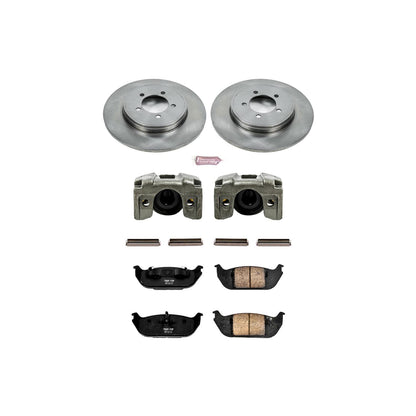 Power Stop Z17 Evolution Plus Stock Replacement Brake Kits with Calipers KCOE3025