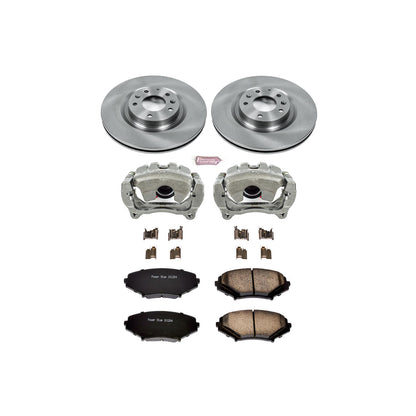 Power Stop Z17 Evolution Plus Stock Replacement Brake Kits with Calipers KCOE3026