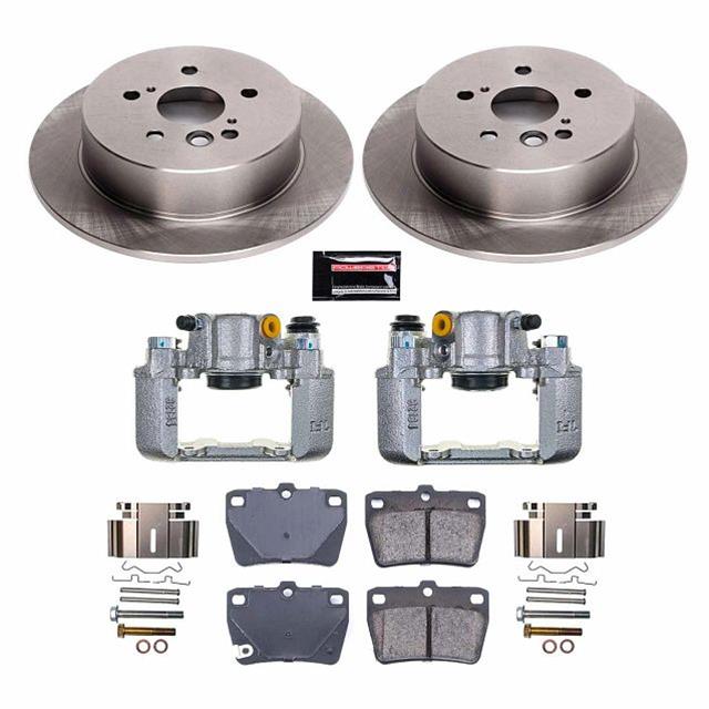 Power Stop Z17 Evolution Plus Stock Replacement Brake Kits with Calipers KCOE3028