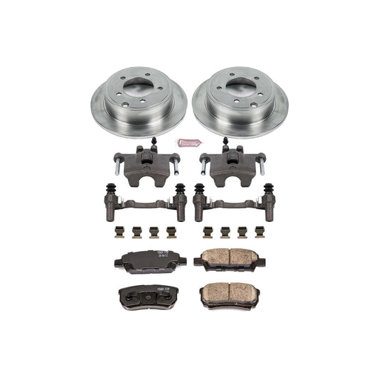 Power Stop Z17 Evolution Plus Stock Replacement Brake Kits with Calipers KCOE3033