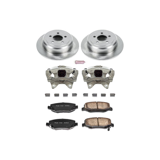 Power Stop Z17 Evolution Plus Stock Replacement Brake Kits with Calipers KCOE3046A