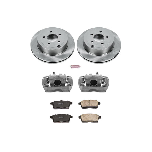 Power Stop Z17 Evolution Plus Stock Replacement Brake Kits with Calipers KCOE3060