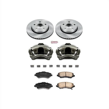 Power Stop Z17 Evolution Plus Stock Replacement Brake Kits with Calipers KCOE3097