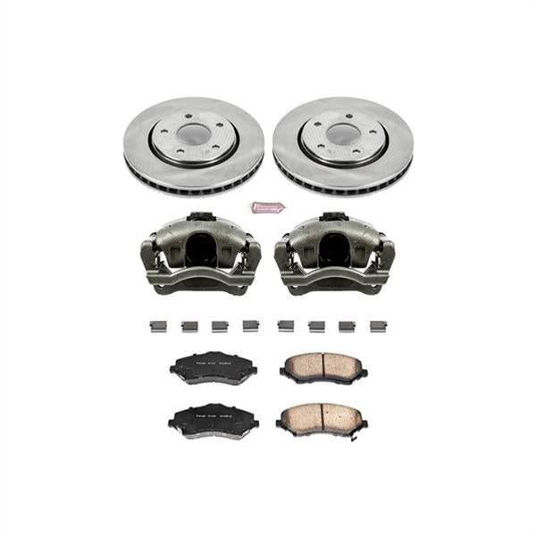 Power Stop Z17 Evolution Plus Stock Replacement Brake Kits with Calipers KCOE3118