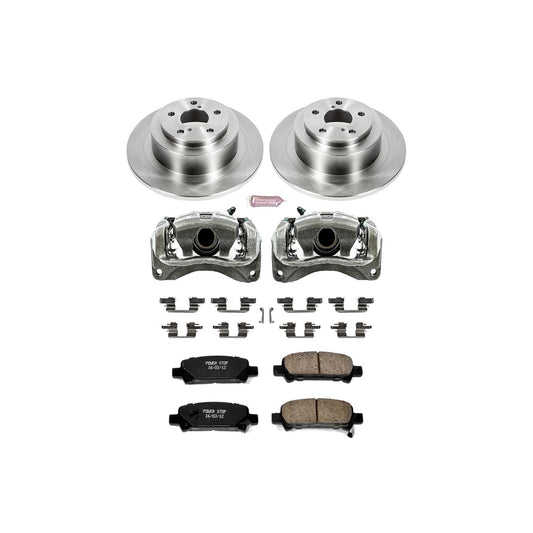 Power Stop Z17 Evolution Plus Stock Replacement Brake Kits with Calipers KCOE3124