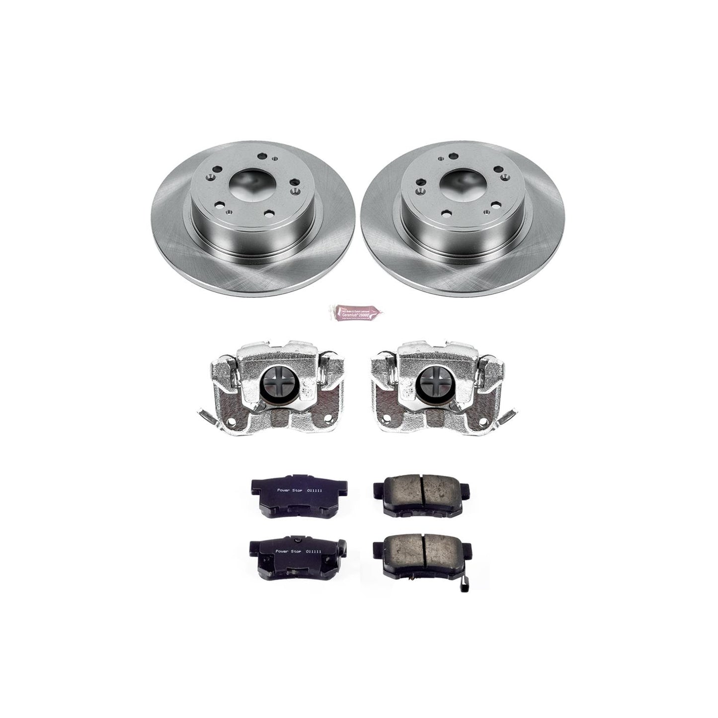 Power Stop Z17 Evolution Plus Stock Replacement Brake Kits with Calipers KCOE3128A