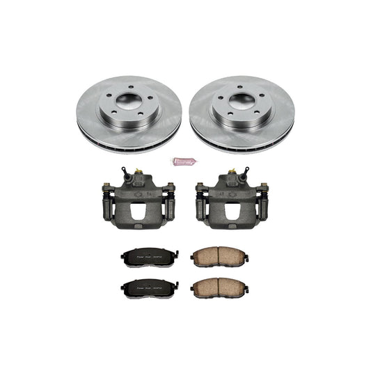 Power Stop Z17 Evolution Plus Stock Replacement Brake Kits with Calipers KCOE3137A